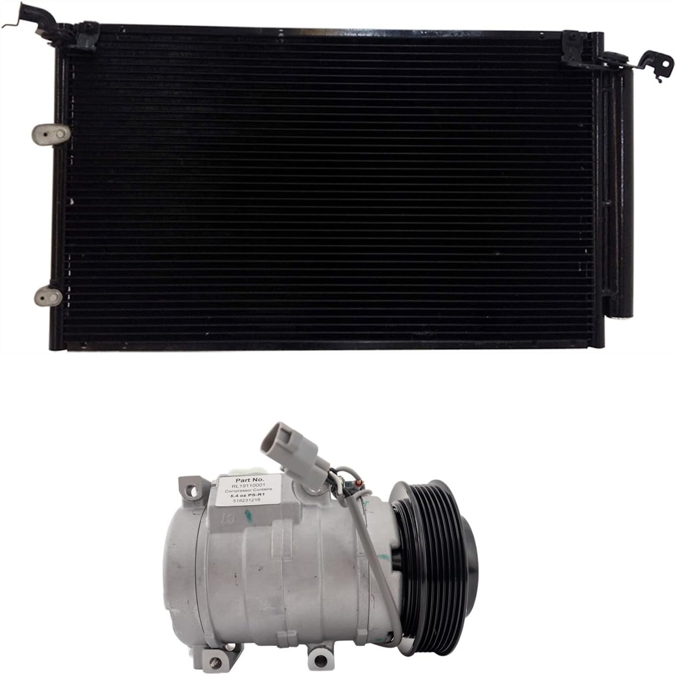 Replacement A/C Compressor with Clutch Fits Lexus ES330 2004-2005 3.3L V6