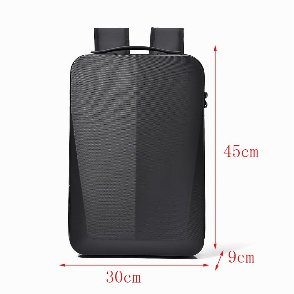 Stile semplice Zaino Porta PC 16 Pollici Impermeabile Zaino espandibile Uomo Lavoro con porta USB Zaino Antifurto Uomo per Uffico Università Scuola Viaggio Business