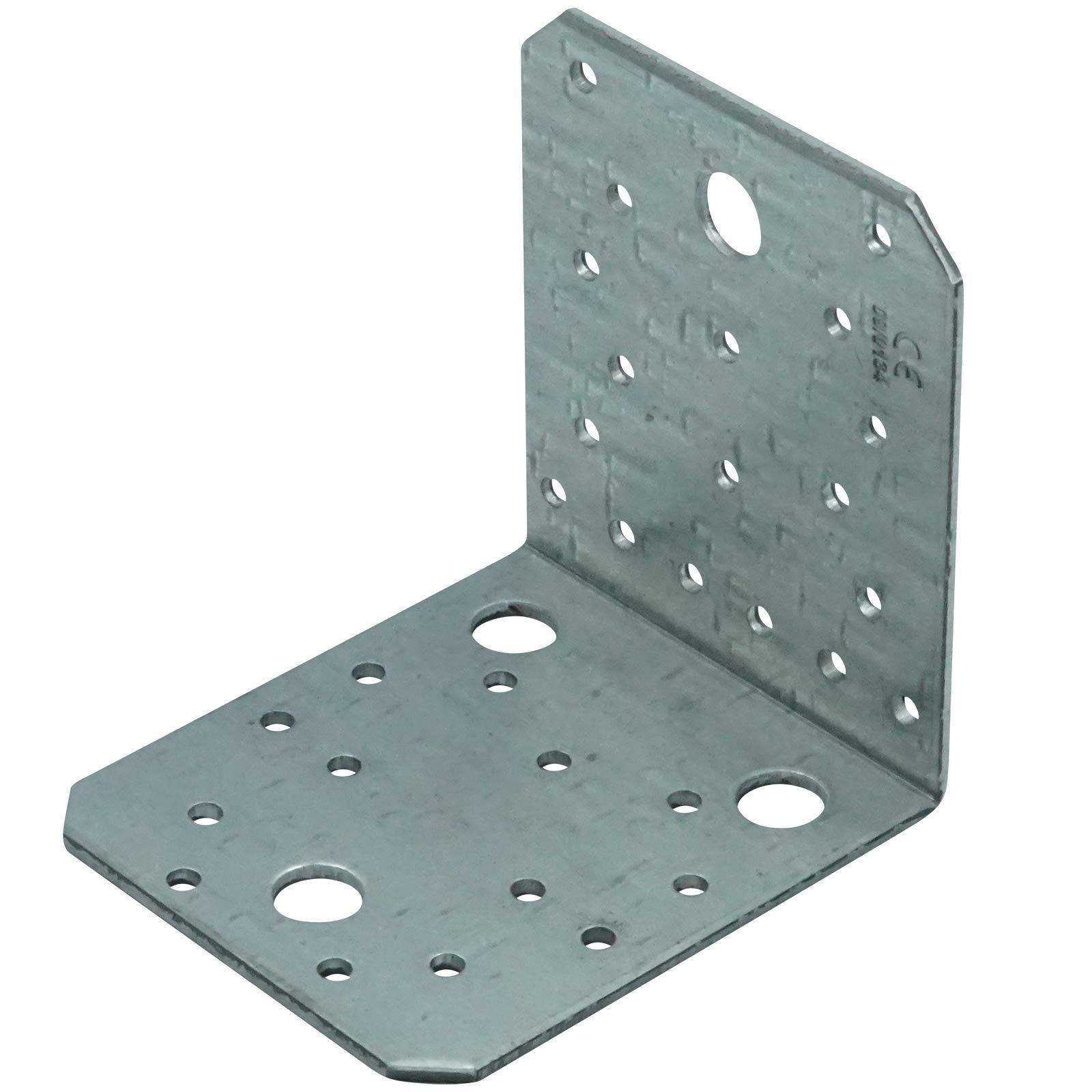 SC-Normteile | Winkelverbinder - 105 x 105 x 90 mm - 50 Stück - Feuerverzinkt - Lochwinkel ohne Sicke - Made in Germany