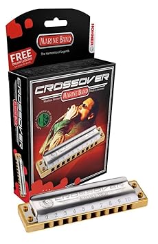 Hohner Marine Band Crossover Harmonica-Key of F#