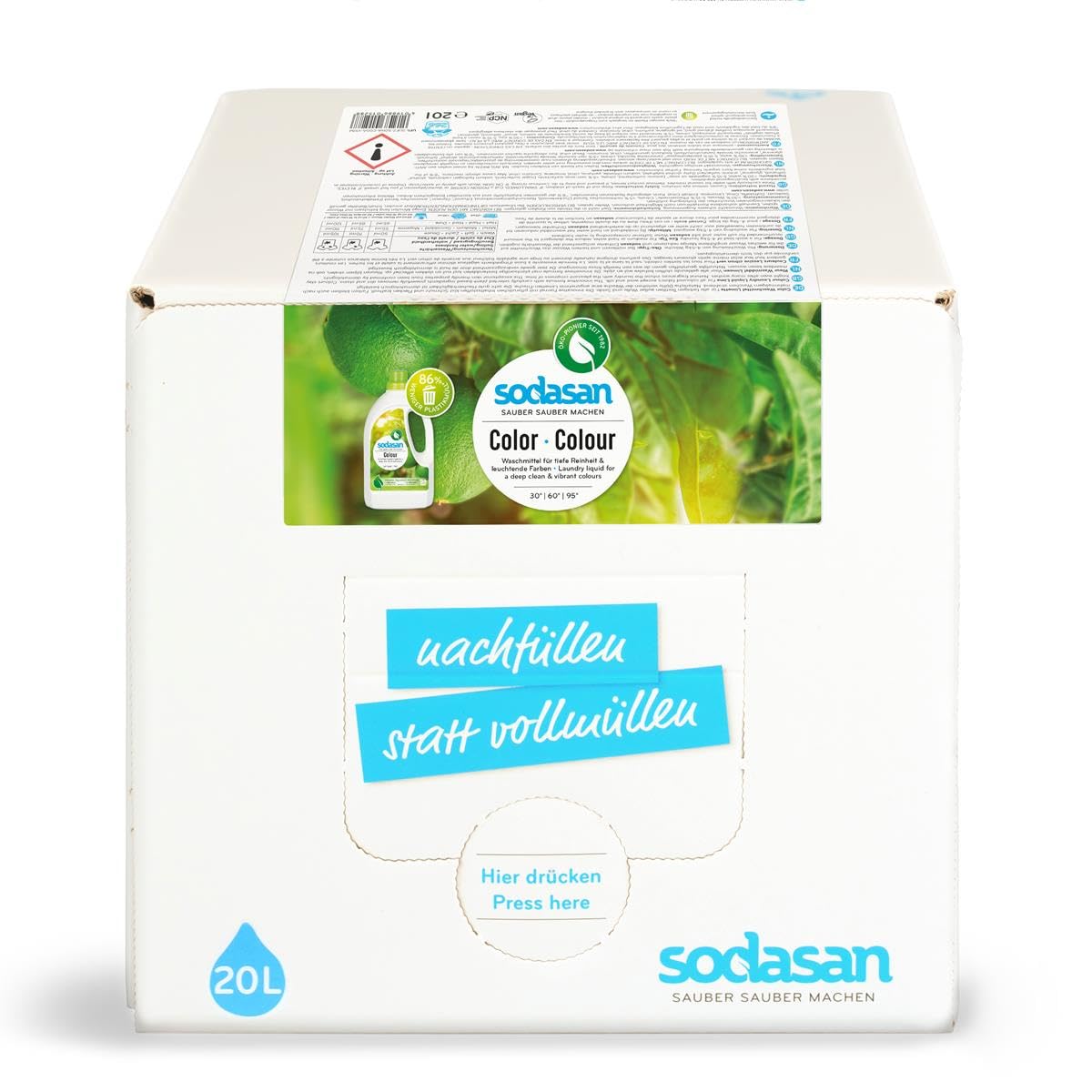 Sodasan Color Waschmittel Limette 20l