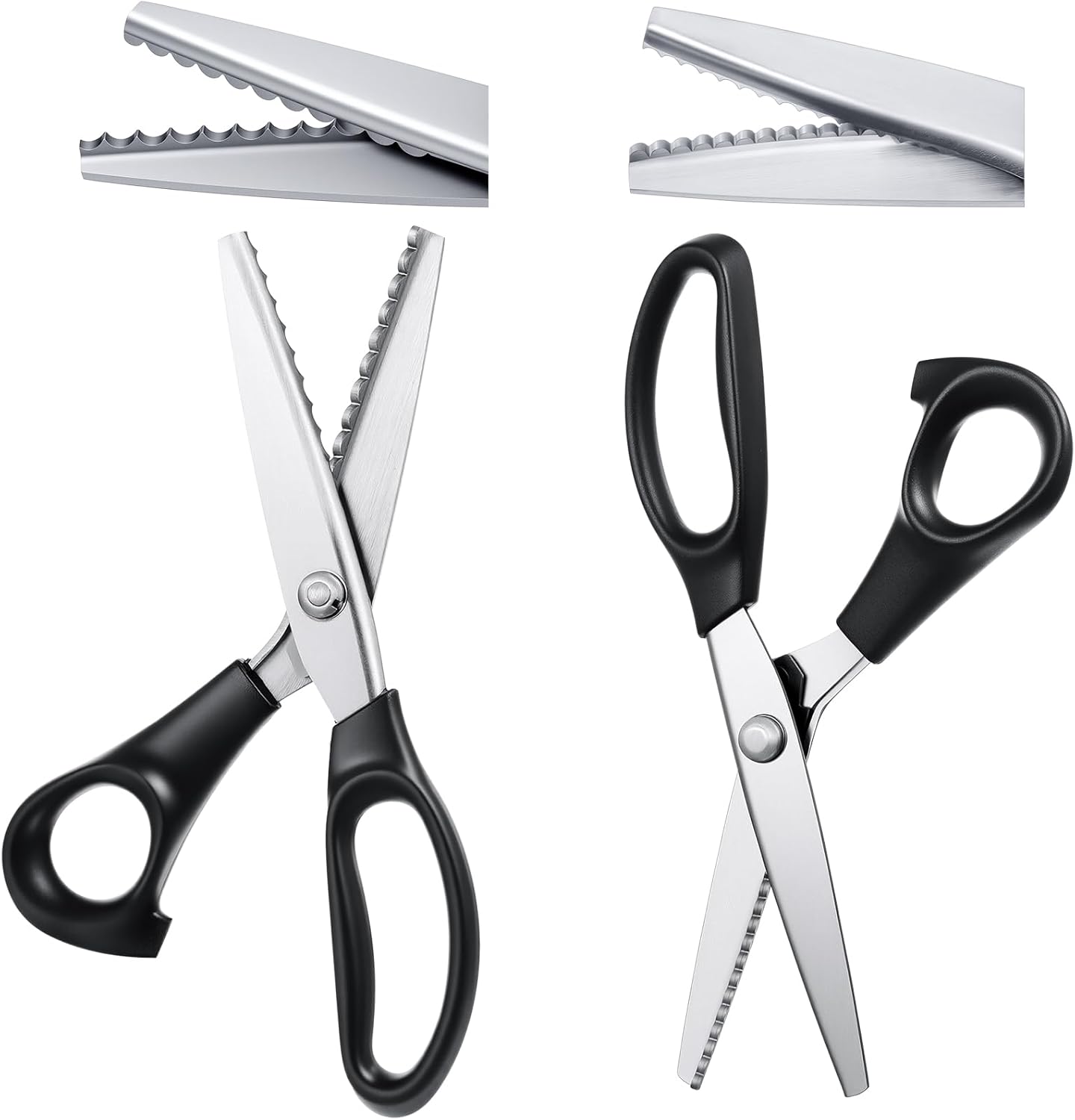 ylove Pinking Shears Scissors for Fabric Cutting Soped 7mm, Serrated
