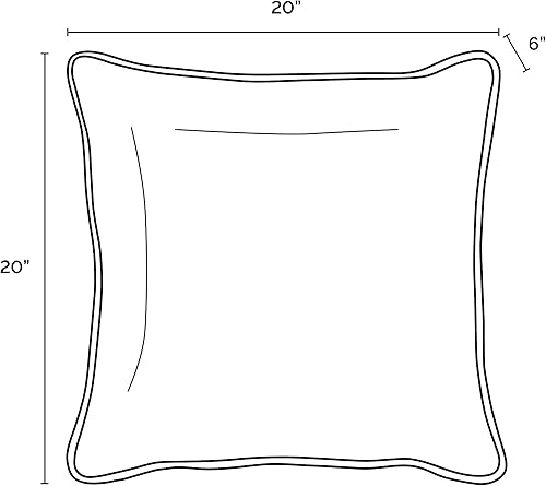 Miniatura 3 de Arden Selections Oasis Outdoor Toss Pillow 20 x 20, color crema arena