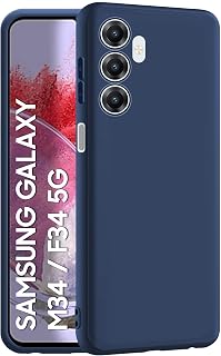 CEDO Back Cover for Samsung Galaxy M34 / F34 (5G) | Camera Bump Protection & Inner Velvet Fabric Lining | Ultra Slim Matte... Price In India