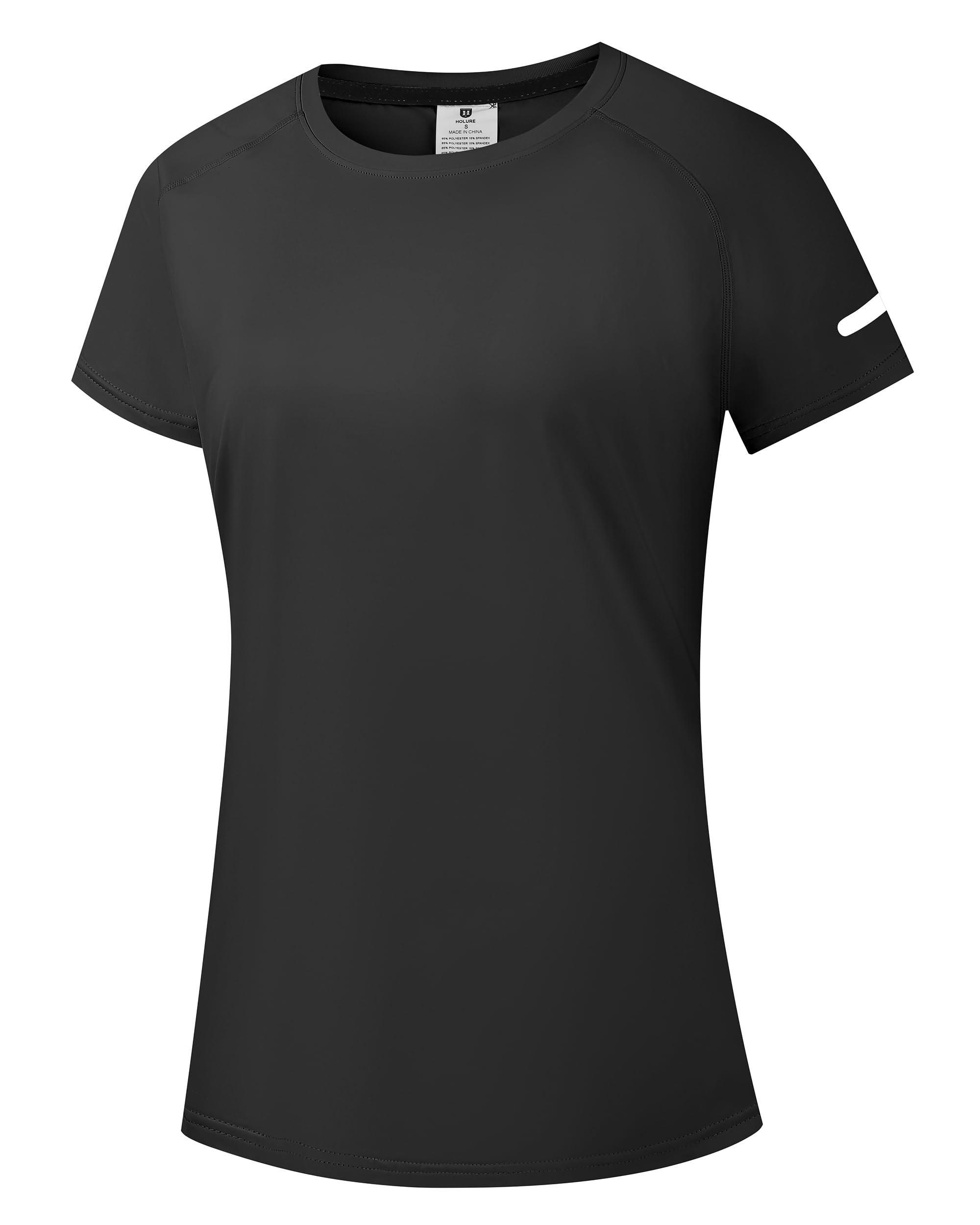 Women's Rash Guard UPF 50+ Sonnenschutz Kurz/Langarm T-Shirts Leichte, schnell trocknende SPF UV Schwimm Shirts
