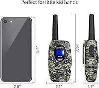 Vista 8 de Retevis RT628 Walkie Talkies para niños, juguetes militares para niños y niñas de 6 a 12 años, FRS Walky Talky con bloqueo de teclas, regalo