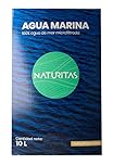 Agua Marina 10 L Naturitas Essentials | Ideal para beber y cocinar | Agua de mar | Sin aditivos | Microfiltrada en frío | Agua de la Costa Brava | En contenedor de fibra