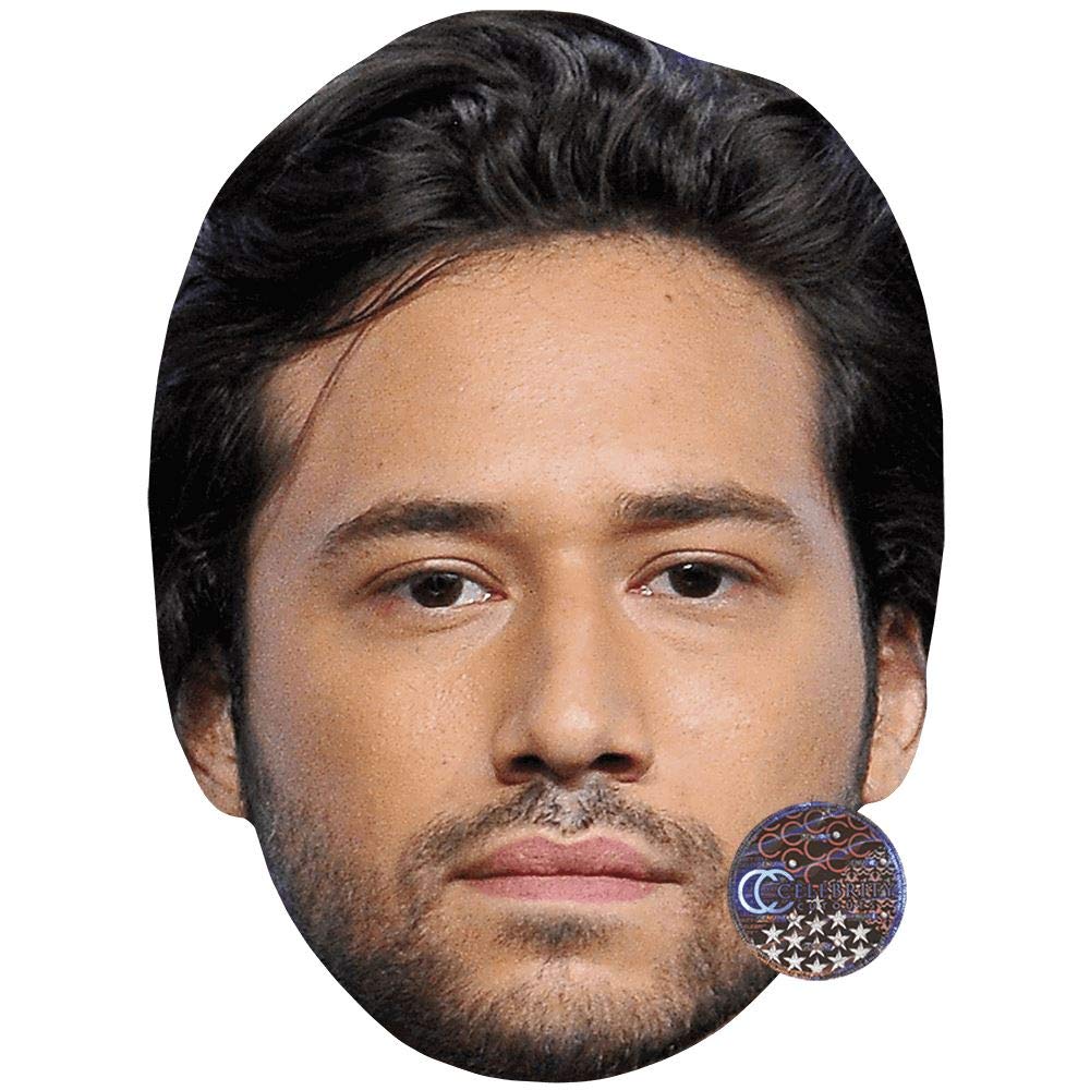Jesse Rath (Beard) Celebrity Mask, Flat Card Face, Fancy Dress Mask