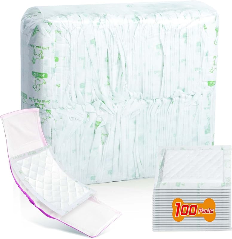 Forros Absorventes Descartáveis para Fraldas de Cães VoagLuk, Machos e Fêmeas, Regular, Pacote com 100