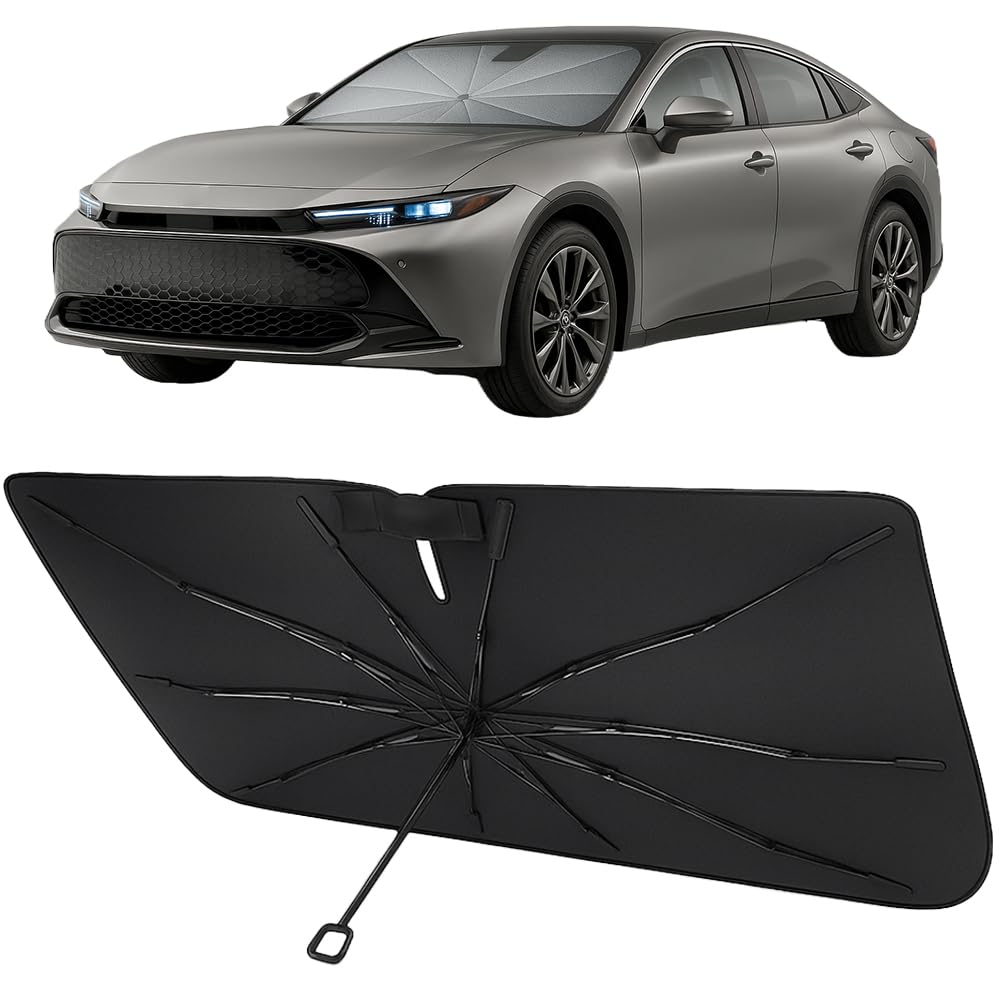 Proadsy Custom Fit Windshield Sun Shade Umbrella for 2023-2026 Toyota Crown