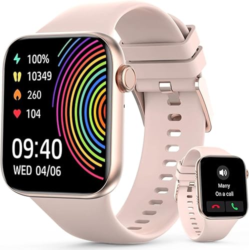 Reloj inteligente actualizado 2023 (respuestahacer llamadas), reloj inteligente con pantalla de 1.95 pulgadas para mujeres y hombres, rastreador de