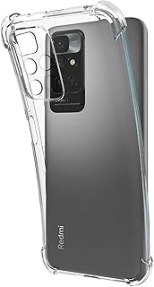 جراب متوافق مع شاومي ريدمي 10 / ريدمي 10 برايم من زيغ، جراب شفاف ناعم من مطاط السيليكون والبولي يوريثين الحراري، جراب حماية خلفي ممتص للصدمات بزوايا معززة لموبايل شاومي ريدمي 10 (مع ممتص للصدمات)