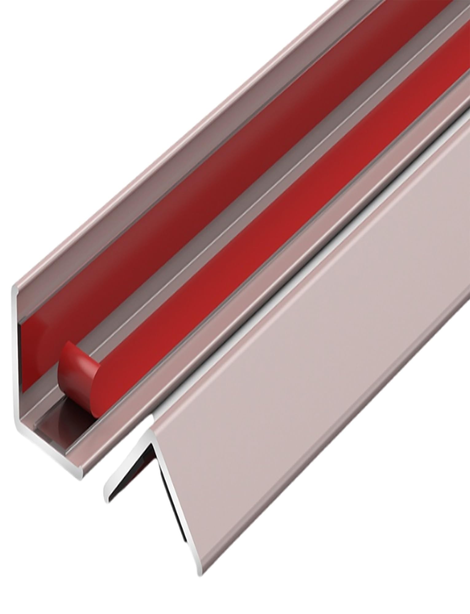 Pogrubiony narożnik ochronny ze stopu aluminium – narożnik ścienny do użytku domowego i komercyjnego, łatwy montaż, 1 szt.(Rose Gold,180cm)