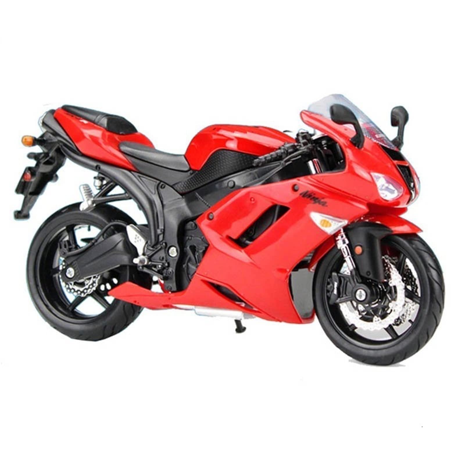 Modèle de moto de course miniature échelle 1:12 en métal injecté