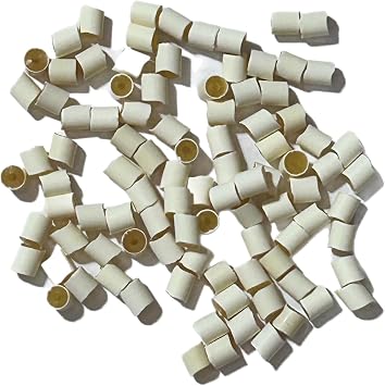 Fishing Skirt Silicone Bands - Pack of 100; DIY Silicone Skirt Bands for Jigs, Spinnerbaits or Buzzbaits