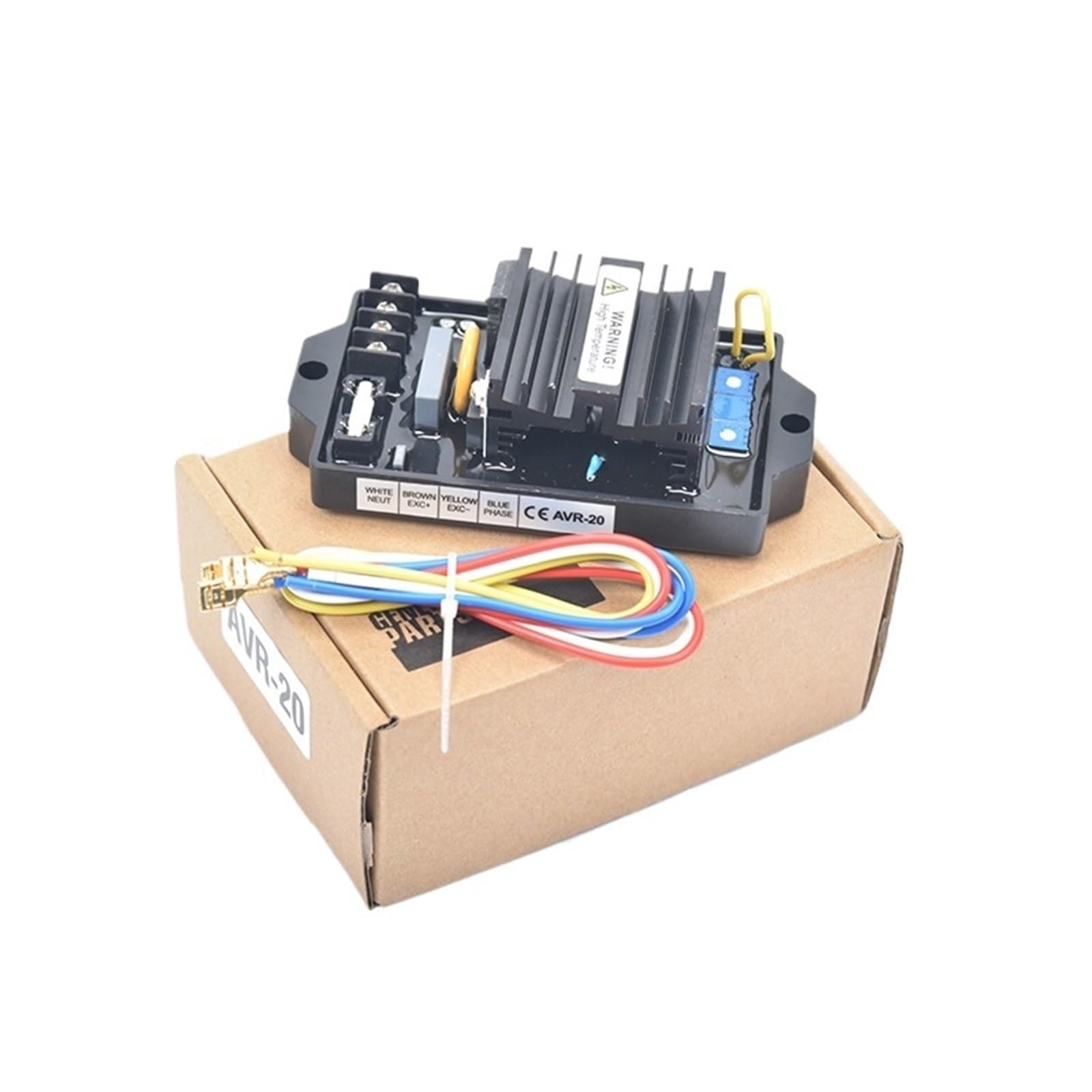 1 unidad AVR-20 AVR20 AVR, generador, regulador de voltaje automático, estabilizador sin escobillas, módulo control, piezas diésel