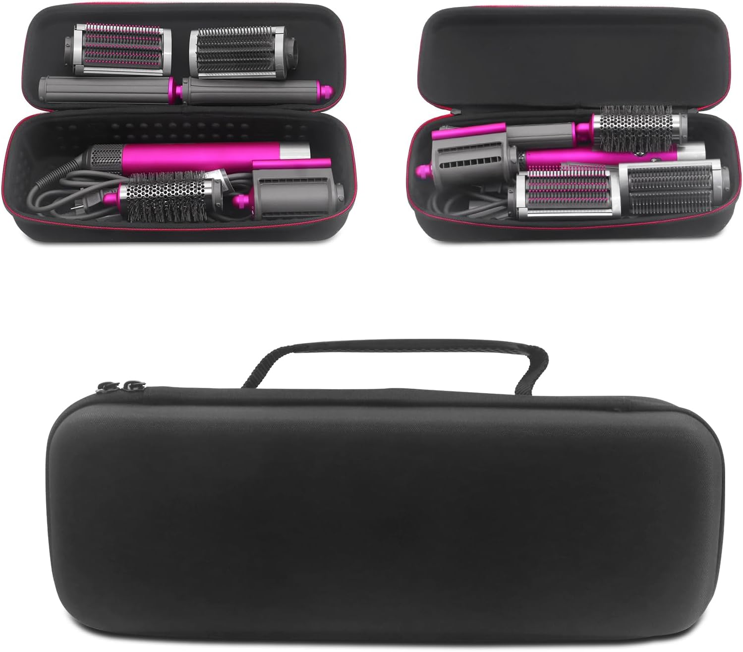 Travel Carrying Case Compatible with Dyson Airwrap Styler Hair Curler, Hard Waterproof Carrying Case, Compatible with Dyson Hair Dryer, for Dyson Airwrap HS01 HS05 Travel Carrying Case Compatible with Dyson Airwrap Styler Hair Curler, Hard Waterproof Carrying Case, Compatible with Dyson Hair Dryer, for Dyson Airwrap HS01 HS05