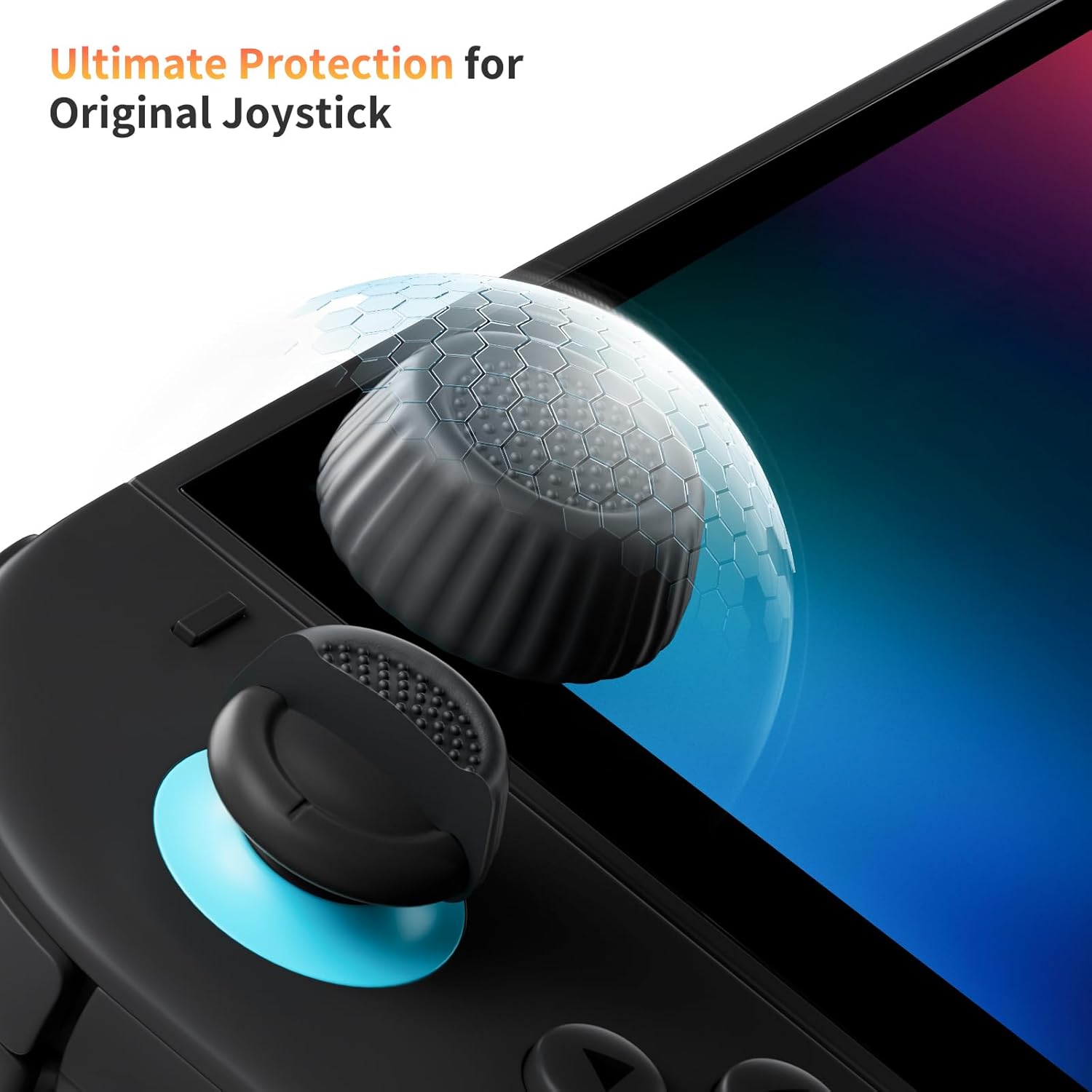 COOWPS Switch 2 Thumb Grips for Nintendo Switch 2 Joy-Con and Pro Controller, Anti-Slip Silicone Joystick Cover, Ergonomic Design Enhanced Gaming Grip, Comfortable & Durable - Image 6