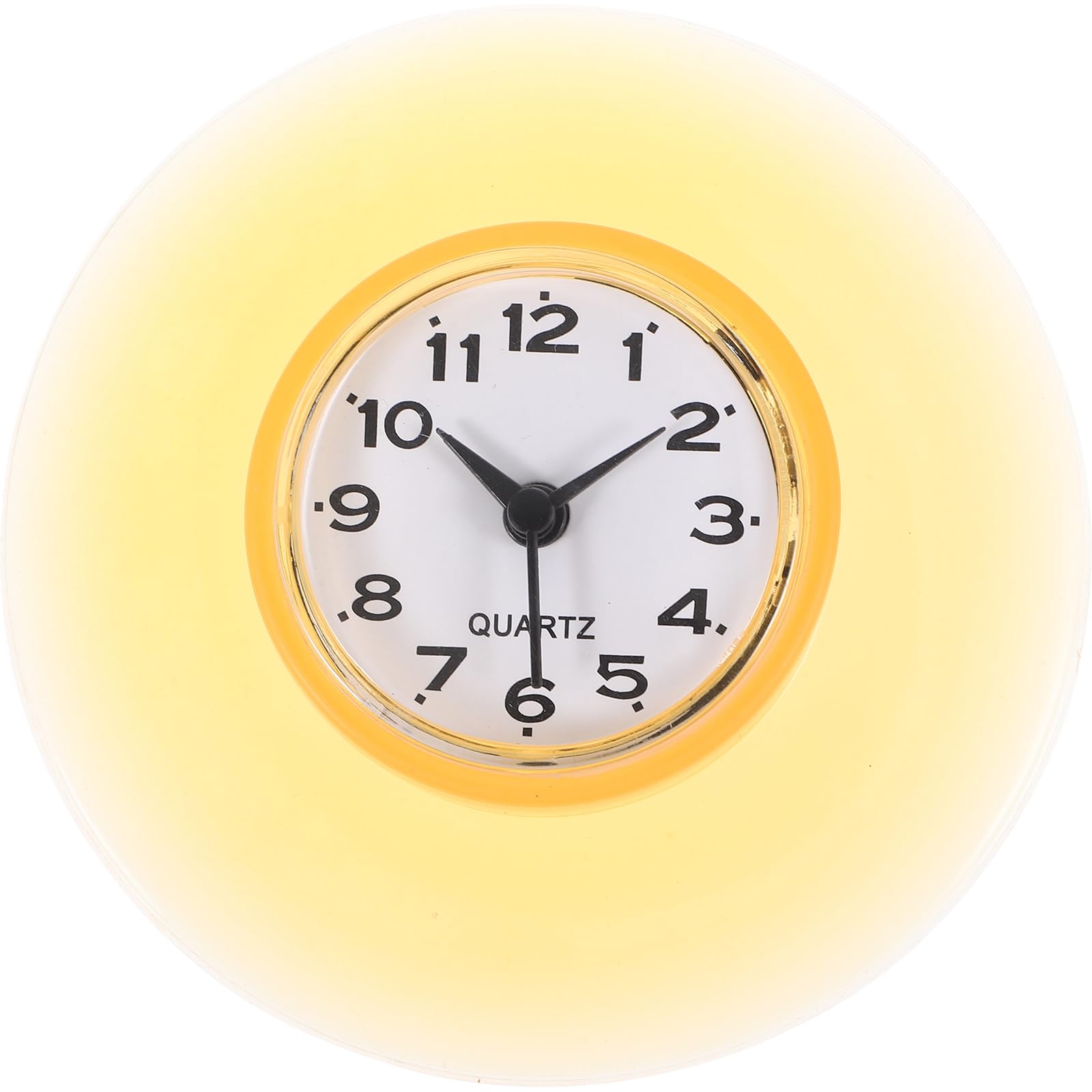 Luxshiny Bathroom Clock Cup Shower Clock for Kitchen and Bathroom Mirror Easy to Install No Battery Included