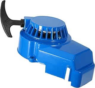 SOLUSTRE Arrancador de Tracción de Aluminio para Atv Cuerda de Recambio Fácil Instalación Color Azul para Motocicletas y Quads