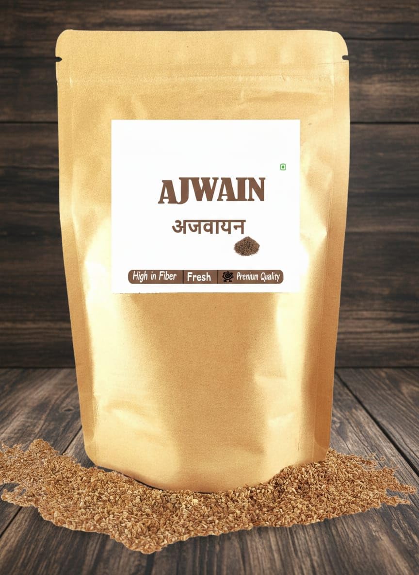 Ajwain 100gm Carom Seeds, Aromatic and Digestive Spice for Culinary Delights Ajowan (Bishops seed) Preservatives Free
