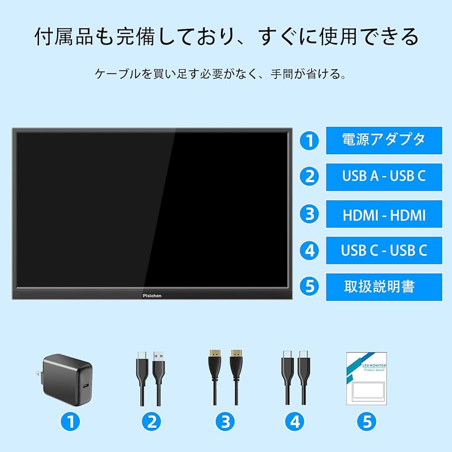 Amazon.co.jp: 16インチタッチパネルモバイルモニター フルHD