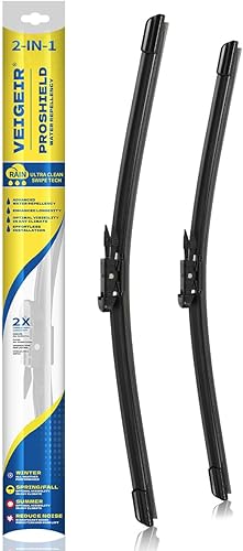 Vista 8 de Limpiaparabrisas delantero de 24 pulgadas + 19 pulgadas para mi automóvil, universal con gancho en J/U, calidad de fabricante original, 2