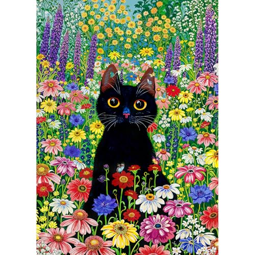 Hard Difficult Jigsaw Puzzle for Adults 1000 Pieces - Black ...