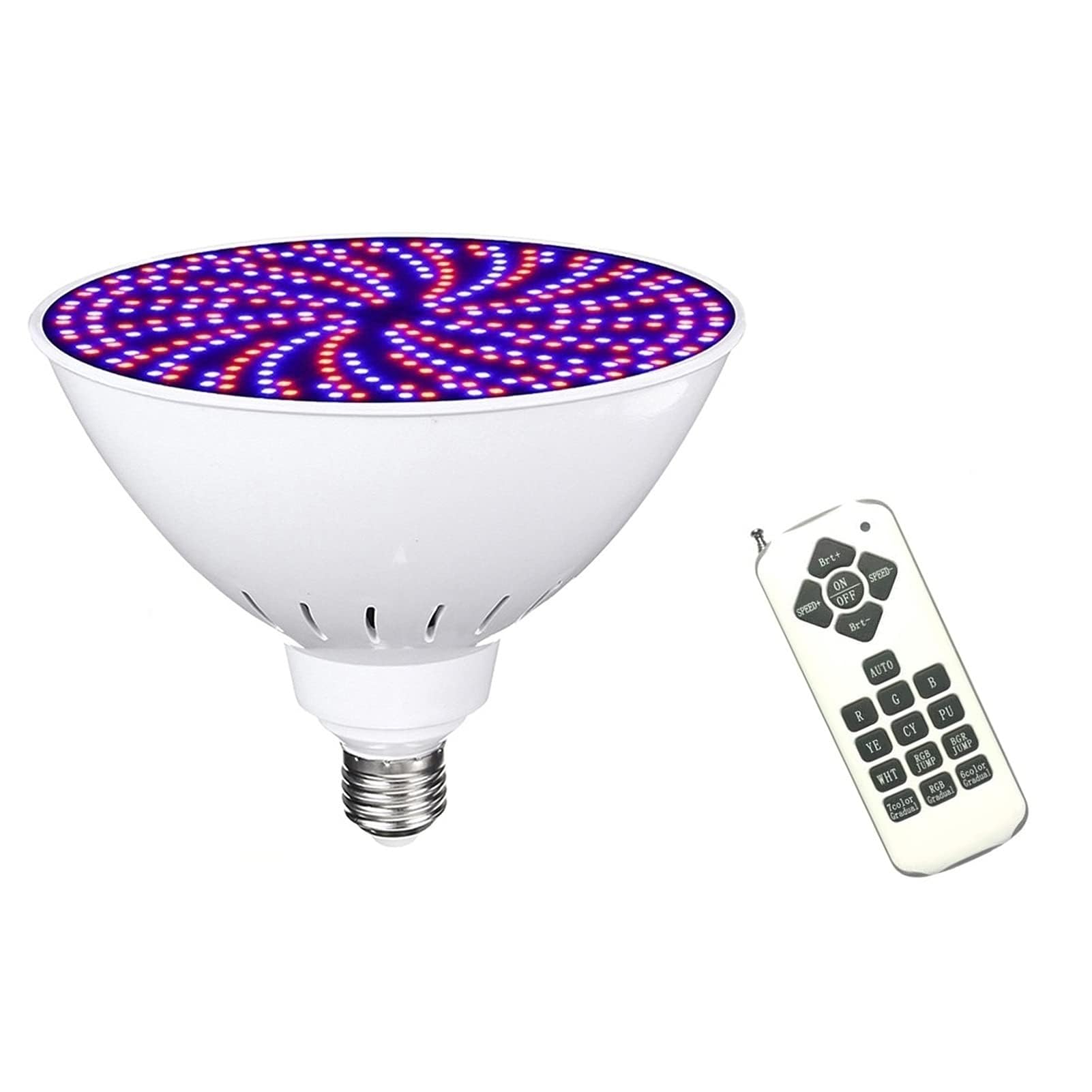 Spot LED sous Marin - 45W Lumière LED Submersible, avec Ampoules de Piscine RGB PAR56 télécommandées,Sources de lumière PAR38 colorées, lumières sous-Marines spéciales pour piscines