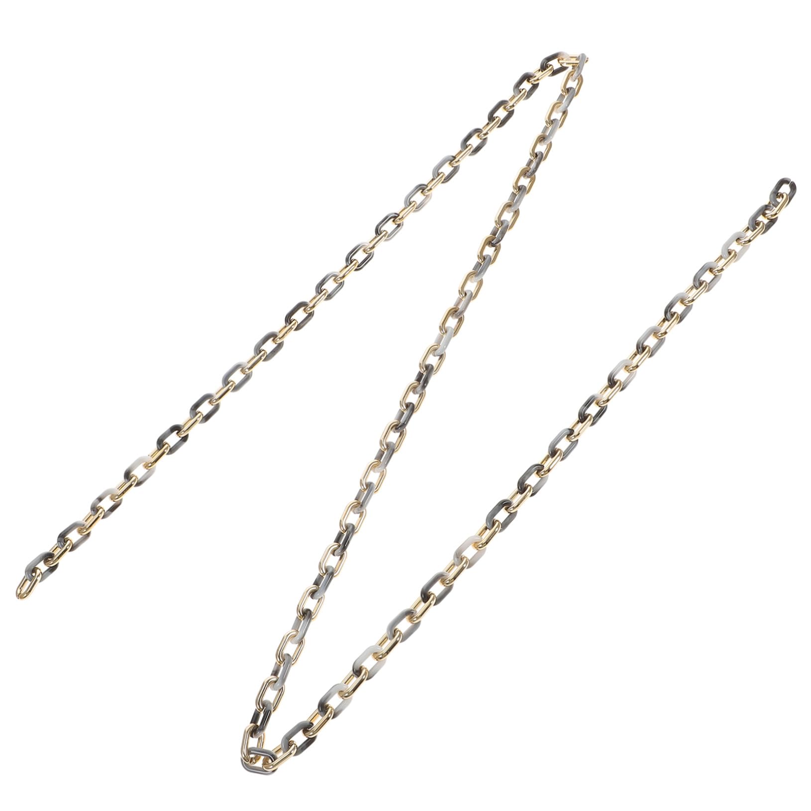 DOITOOL 4 Pezzi Accessori per Collana Acrilici Catena d'oro per La Creazione di Gioielli Fabbricazione Catene Forniture di Gioielli Catena della Borsa Catena per Fai da Te Acrilico