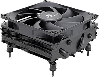 Thermalright AXP90-X47 Black Low Profile CPU Air Cooler, 47mm Height, TL-9015B SLIN PWM Fan, AGHP Technology, for AMD AM4/AM5Intel 1150/1151/1155/1156/1200(Black)