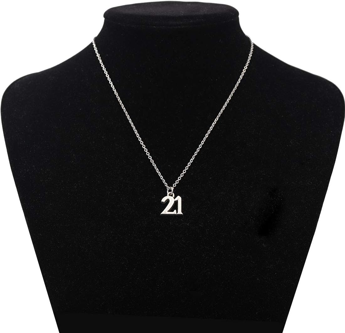 CHOORO Birthday Gifts for Her Birthday Necklace Number Necklace for Birthday 13th 16th 21st Gift (21st necklace) - Image 7