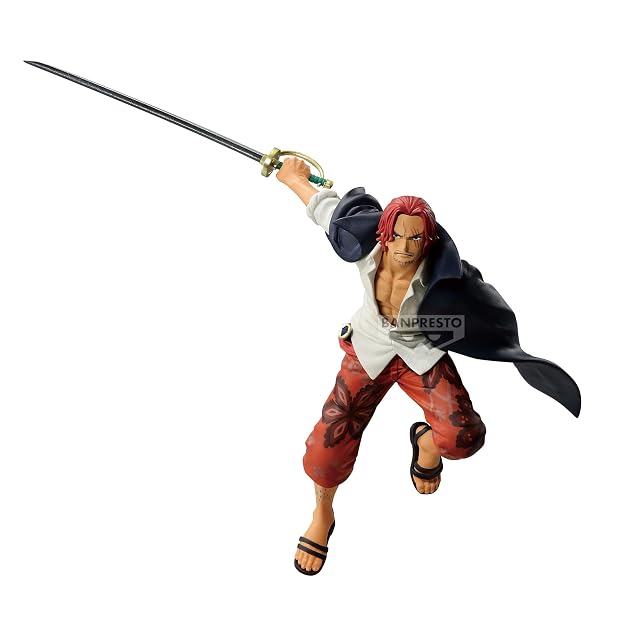 Banpresto - Figura 17 cm Shanks peleando One Piece