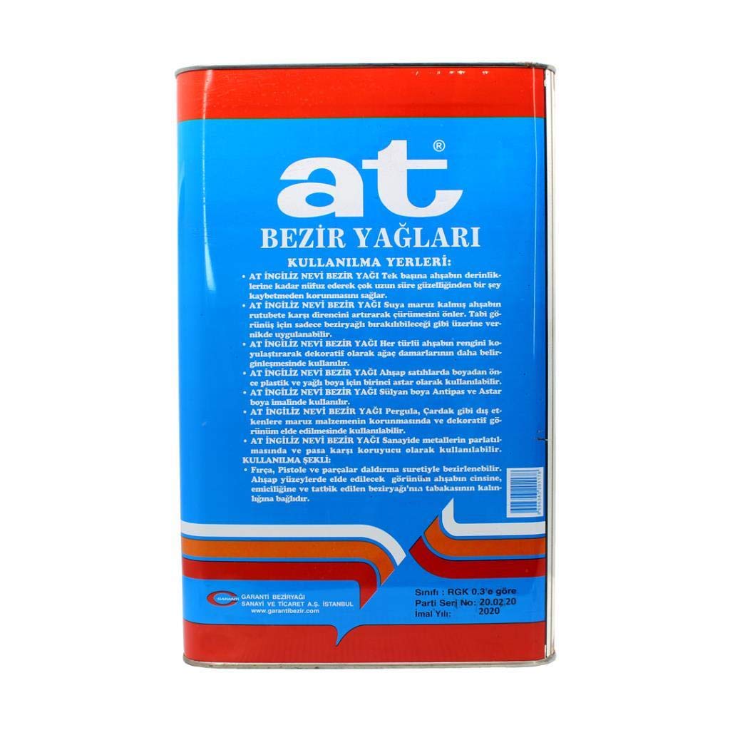 At İnce Bezir Yağı Teneke 17 Kg İngiliz Nevi Bezir Yağı