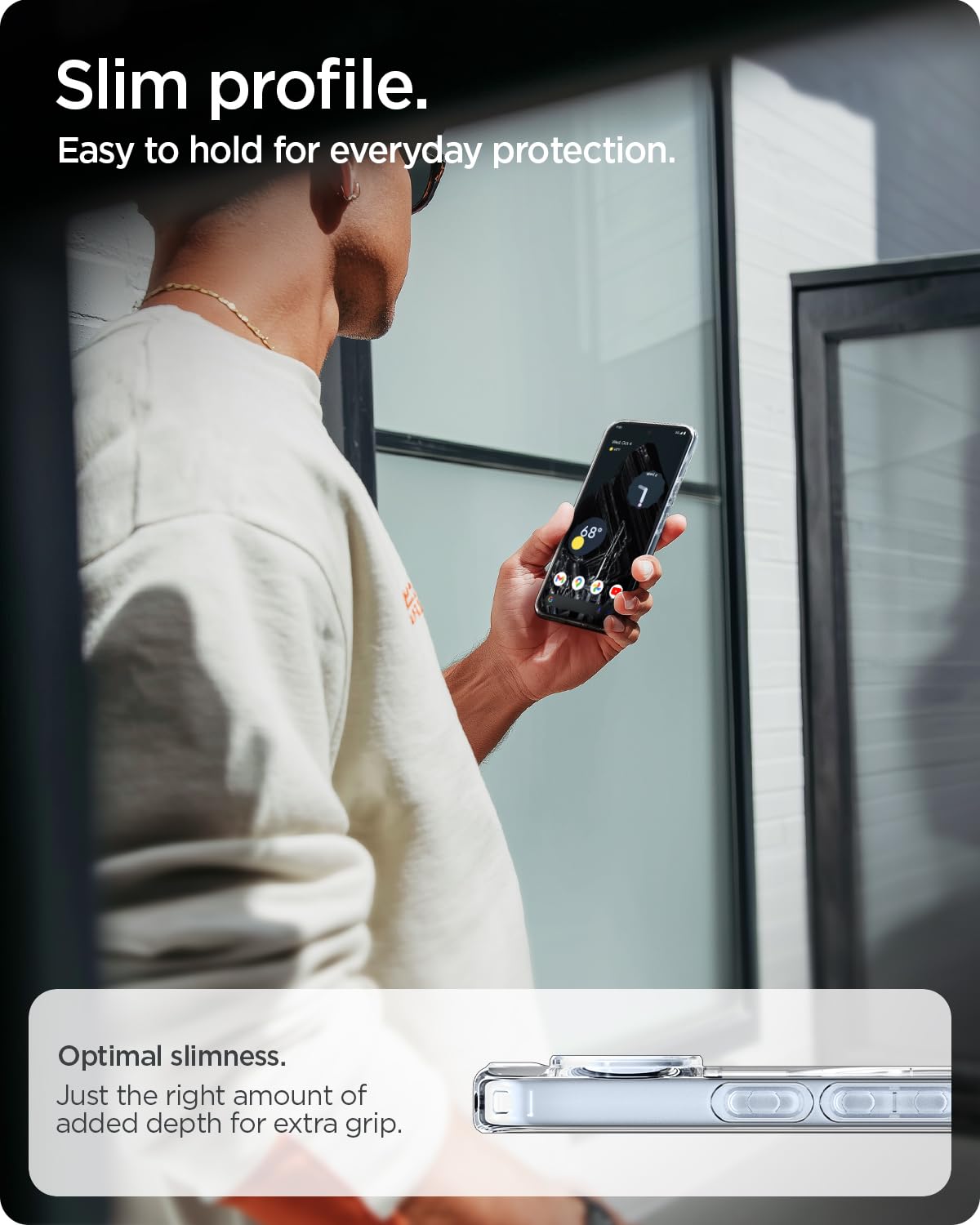 Spigen Cover Ultra Hybrid MagFit Compatibile con Google Pixel 10/10 Pro, Supporto MagSafe e Pixelsnap - Clear White