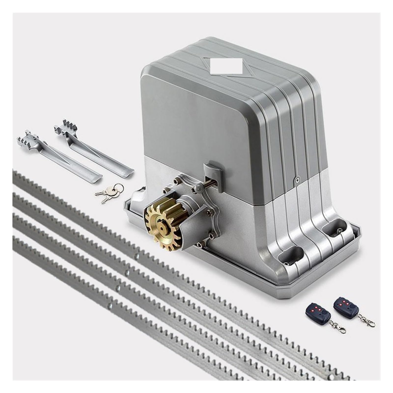 Automatic Gate Opener, 1800KGS Automatic Sliding Gate Operator of AC220V/110V Motor As Door Closer Engine(Sensor,Button,lamp, Optional)(1)
