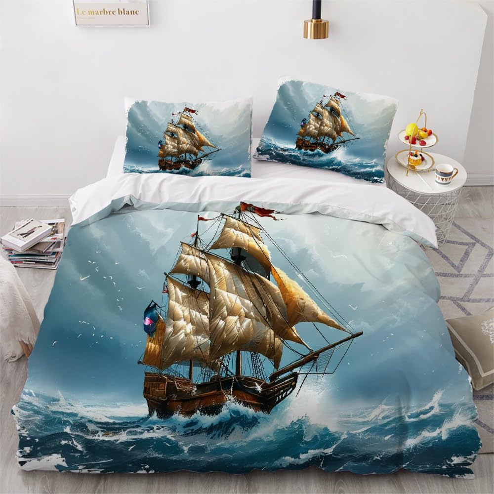 Housse de couette pirate en microfibre douce pour un sommeil réparateur