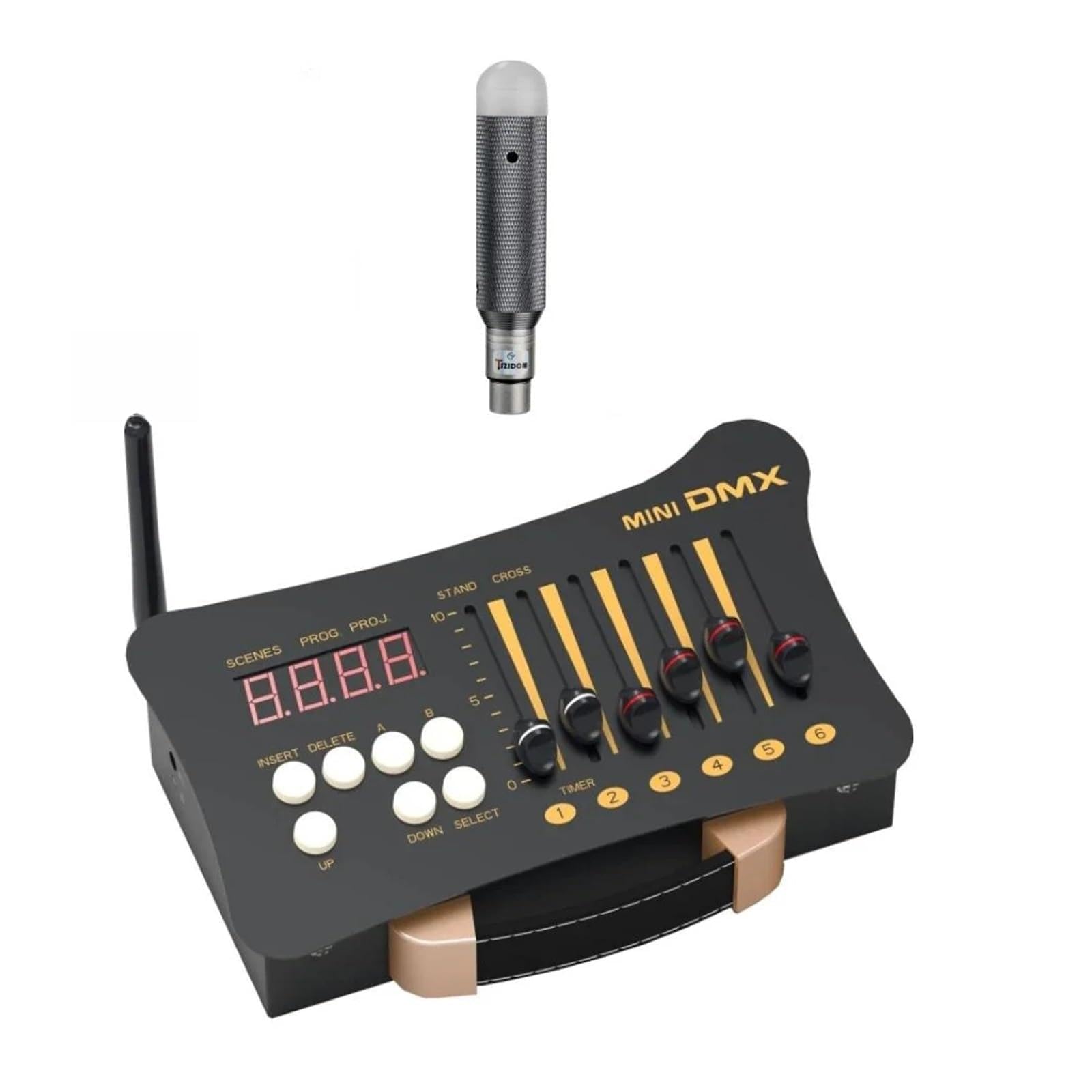 DMX Controller, DMX Controller Disco Light, 1pcs DMX512 + Charging Receiver Party DJ Sta Ligh Combination(1 and 1)