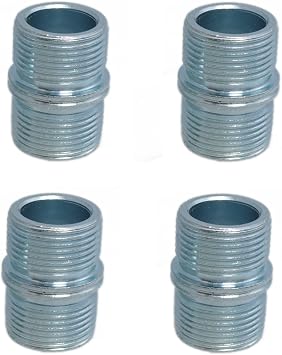 4 Pack Metal Rack Connector for 1 Inch Wire Shelving Poles | Carbon Steel Shelf Hardware, 23 mm Outer Diameter, Simple Installation,Hand Tightened Pole Extension Parts