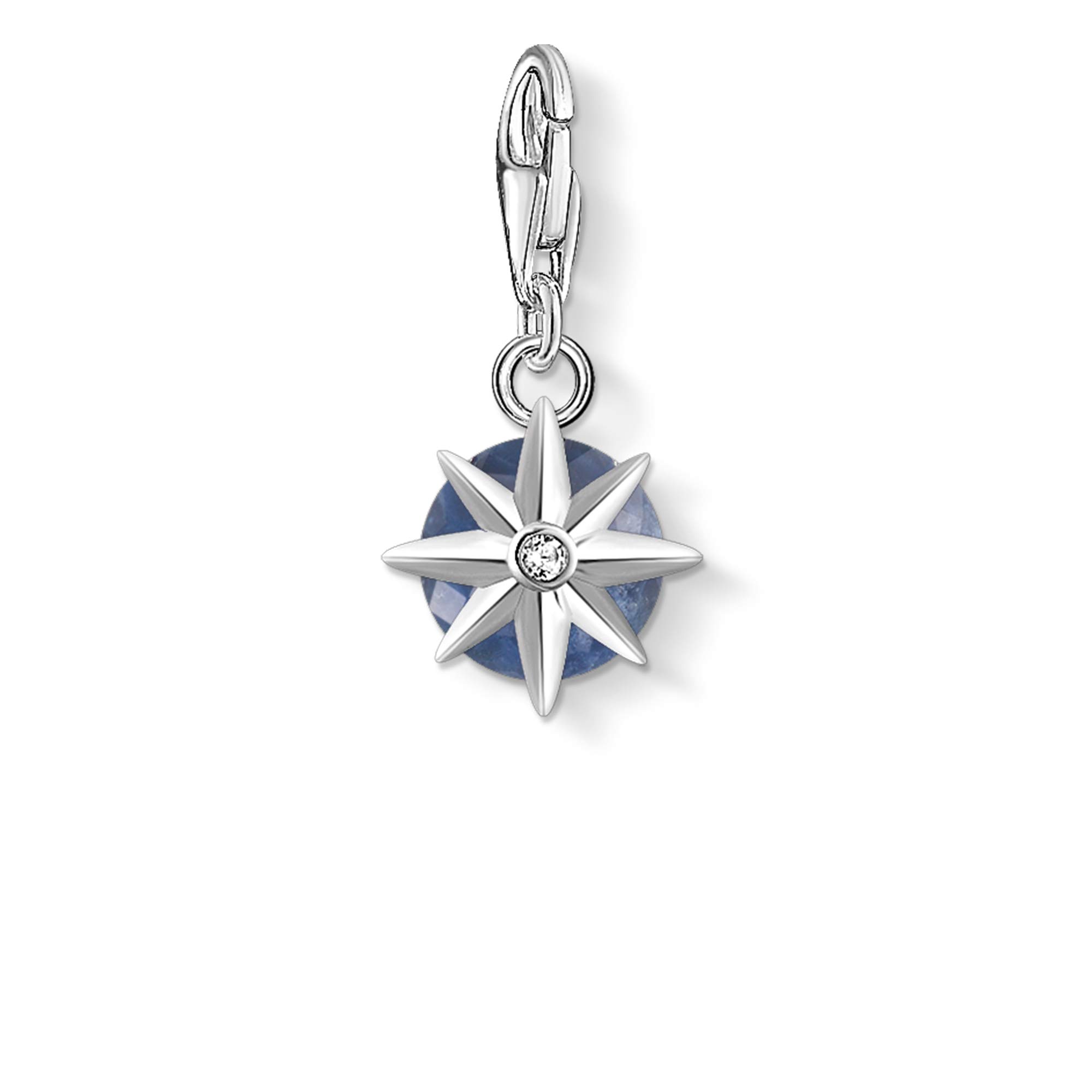 Thomas Sabo Damski charm, wisiorek, kamień urodzinowy, srebro wysokiej próby 925