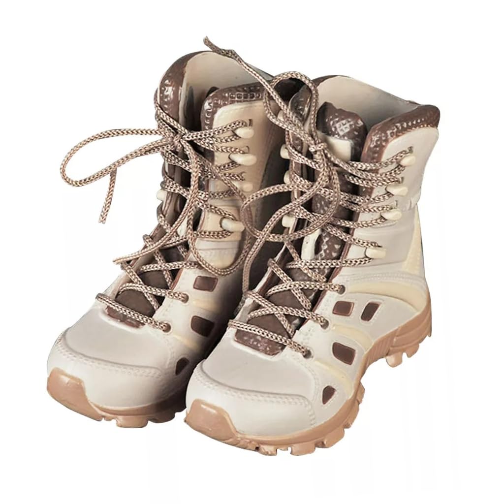 1 Pair 1/6 Scale Soldier Figure Boot Realistic Climbing Shoe For Model Enthusiasts Dollhouses Scene Display
