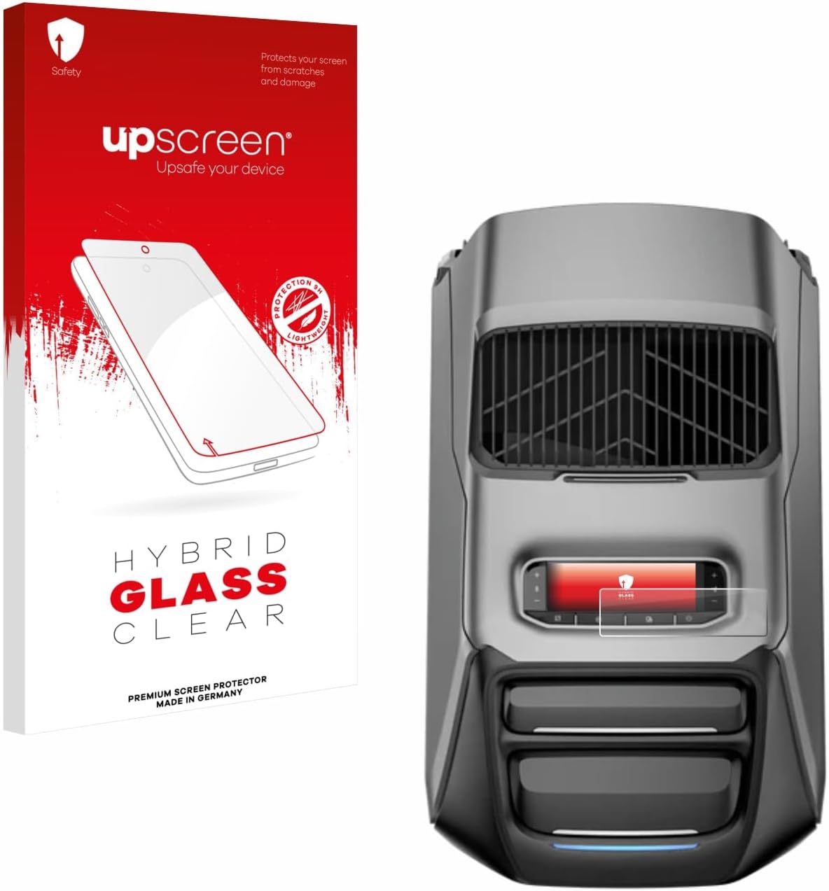 upscreen Screen Protector Film Compatible with EcoFlow Wave 3-9H Glass Protection, Extreme Scratch Resistant