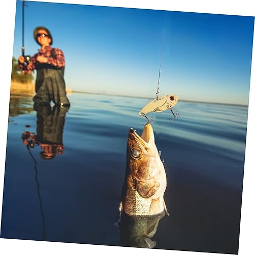 Miniatura 2 de LIOOBO 5 uds. Cebo de hoja dura para cebo de trucha cebo para pesca de lubina, señuelos de pesca de pesca de agua dulce de lubina, señuelos de pesca