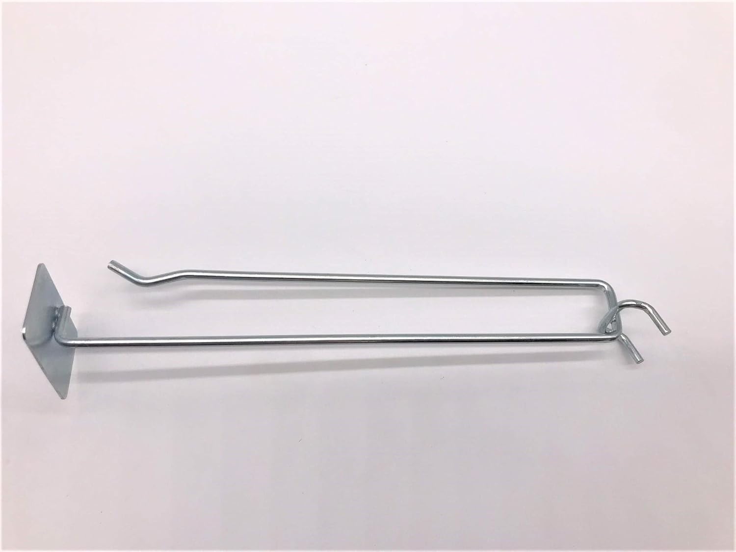 NAHANCO SHP8 8" Pegboard Scanner Hook, Chrome 8 Inch (Pack of 12)