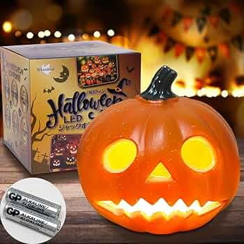 専用です。ビンテージ ジャックオーランタンランプ Amazon.co.jp: 正規品【 しっかり光る ジャックオーランタン (単