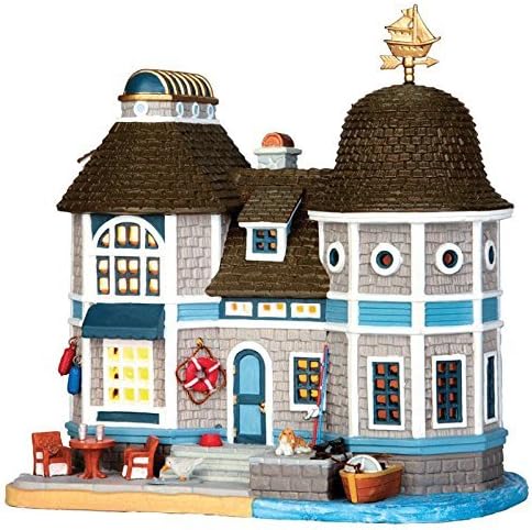 Lemax Porcelain Village Building Bay View Cottage