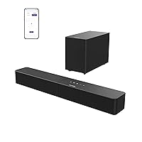 ULTIMEA 2.1 Canali Soundbar, 240W Sound Bar con Subwoofer Wireless