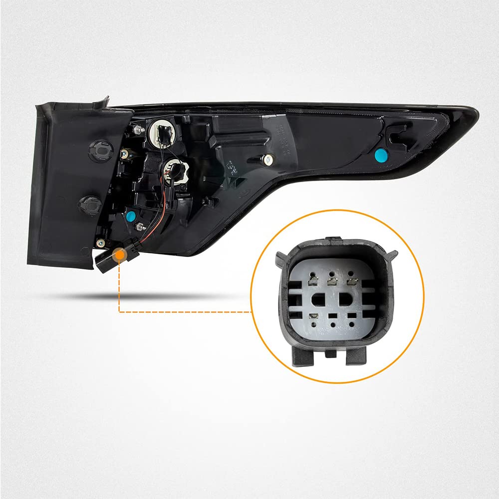 Coche Montaje De luces Traseras Para Ford Kuga 2017 2018 2019, lámpara trasera Luz Indicadora De Señal De Giro Coche Faro Trasero Accesorios, outside-right