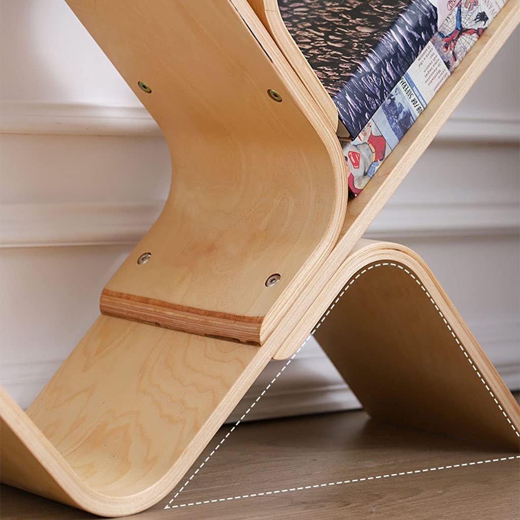 Estantería Estantería para libros de escritorio Estantería pequeña de madera en forma de árbol Estante de piso simple de múltiples capas Estante para archivos de oficina Estantería para sala de estudi
