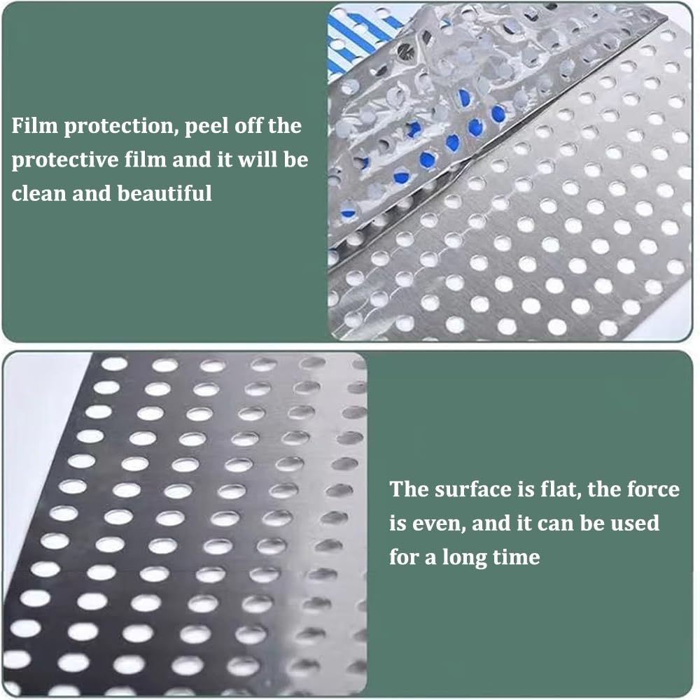 Feuilles métalliques perforées en acier inoxydable pour panneaux décoratifs, grilles de barbecue et applications de maille de sécurité